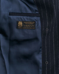 Sobretudo em lã Pinstripe