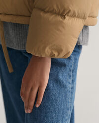 Blusão de penas curto