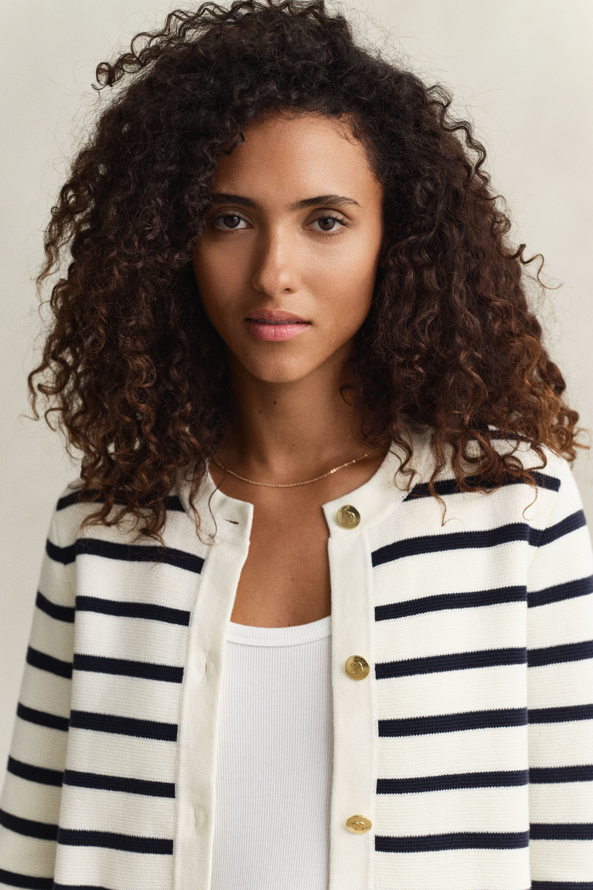 Casaco de malha em algodão