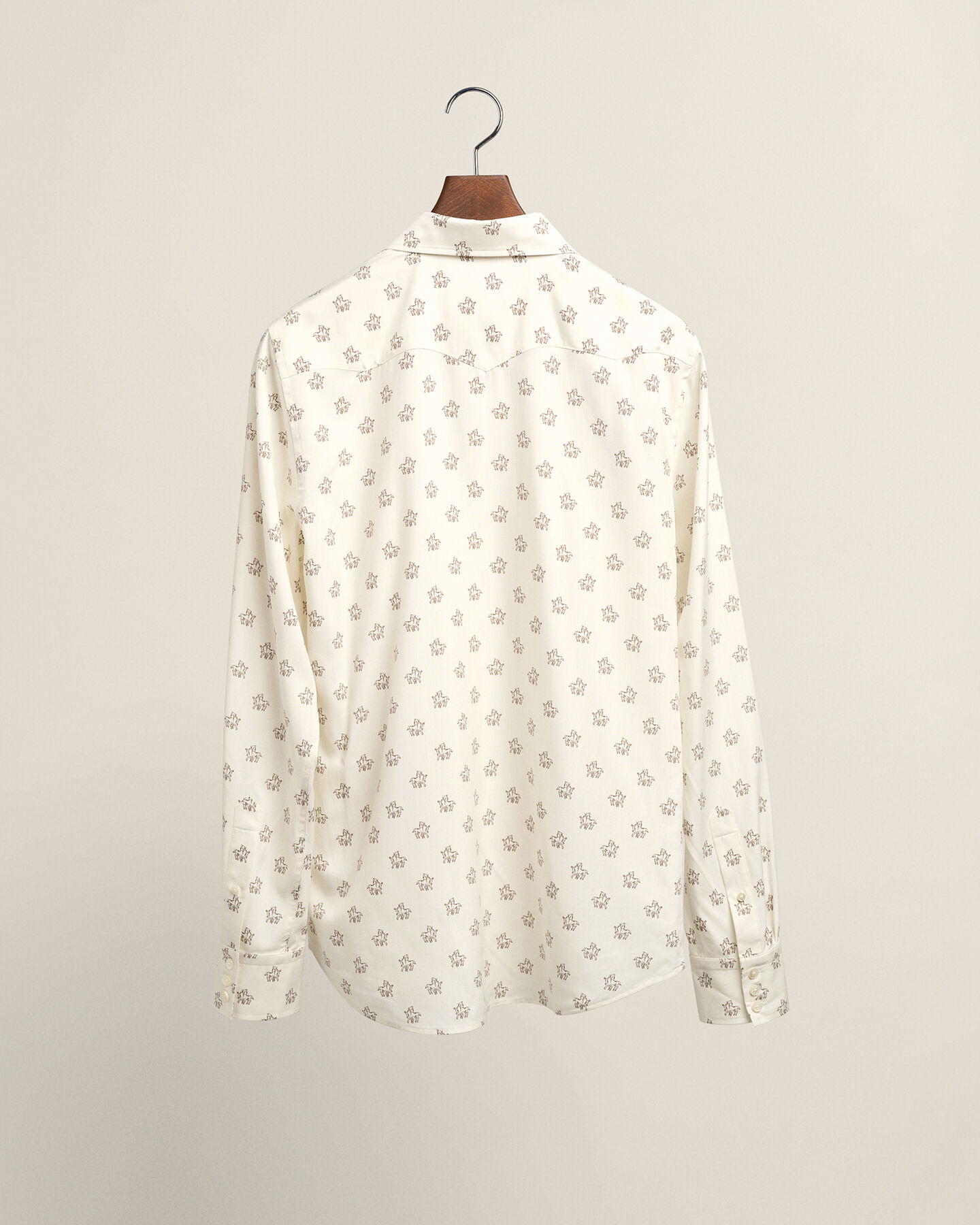 Camisa Western em seda Wrangler x GANT slim fit