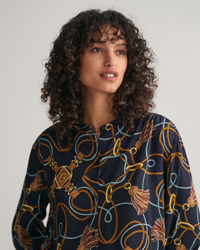 Blusa com estampado Rope