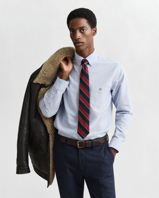 Camisa Oxford clássica regular fit