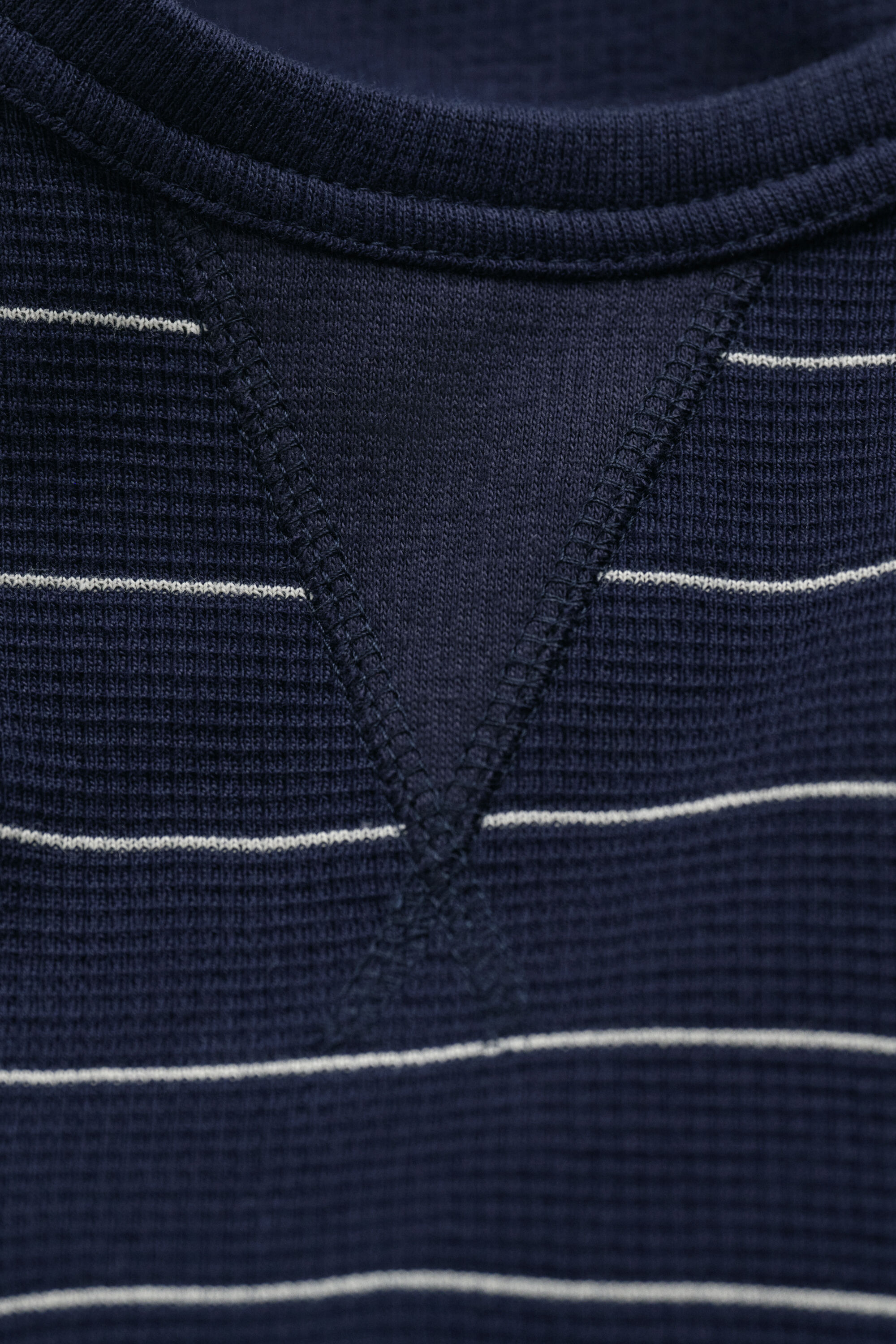 Sweatshirt às riscas Textured