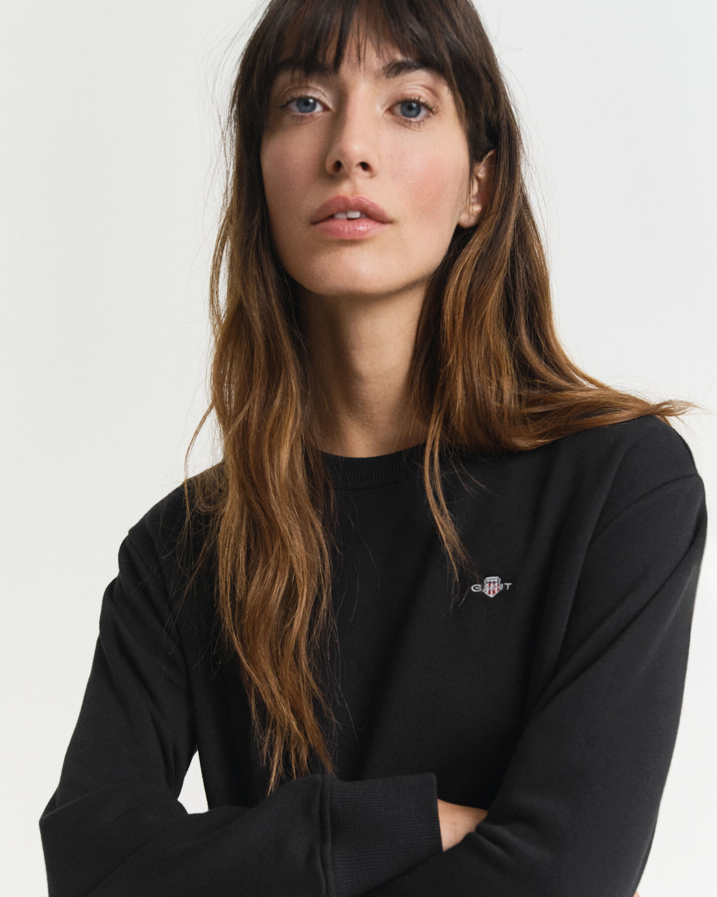 Vestido desportivo com decote redondo Shield