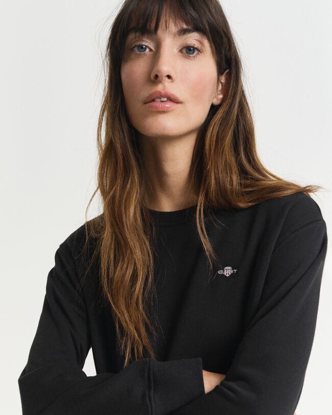 Vestido desportivo com decote redondo Shield