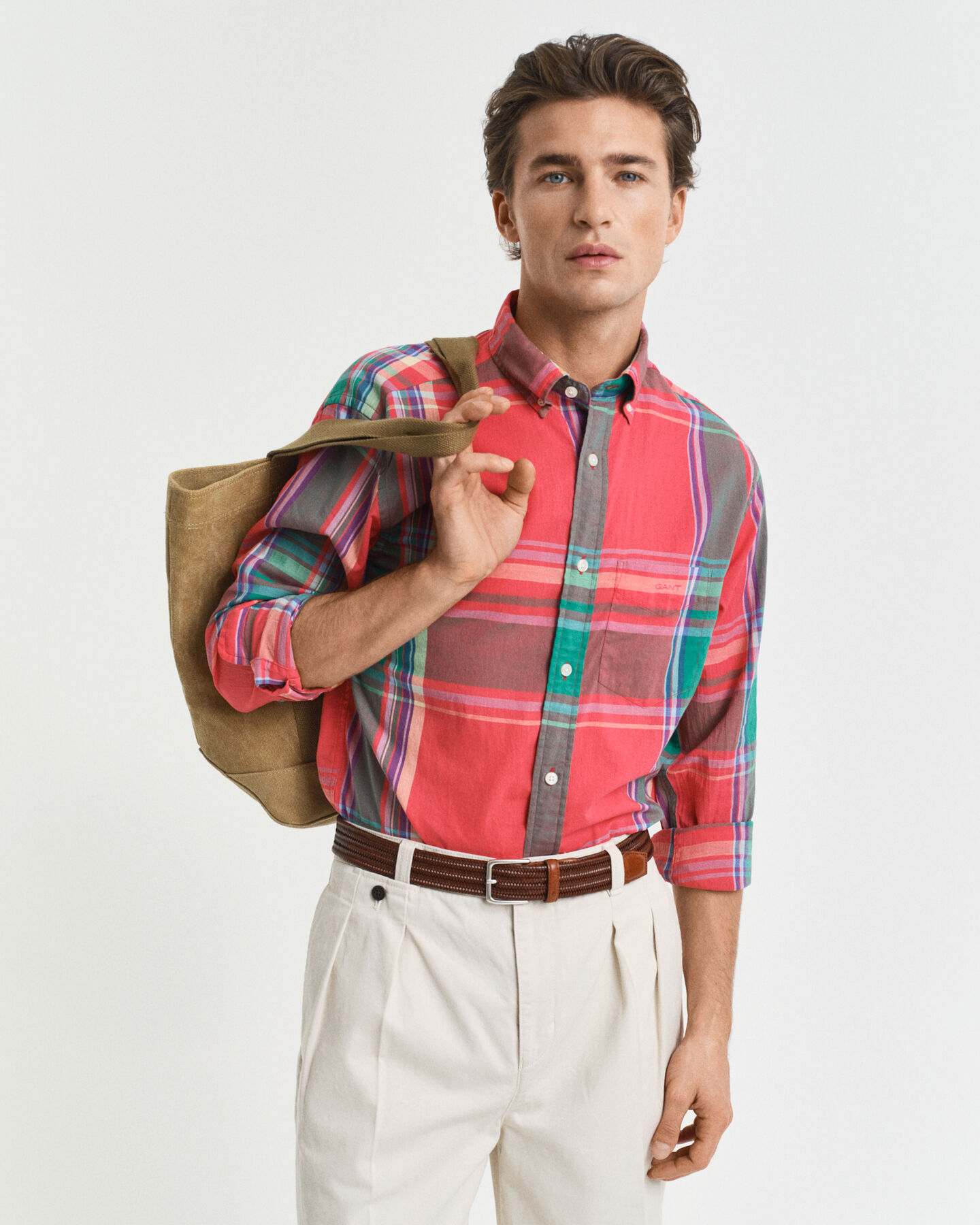 Camisa madras Indian regular fit
