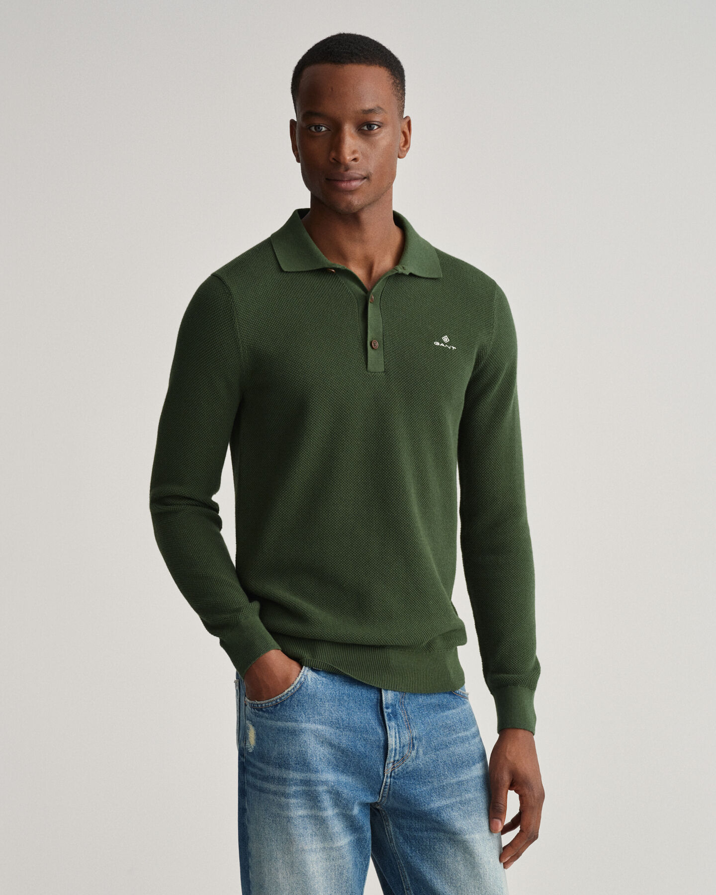 Polo em algod&atilde;o piqu&eacute;