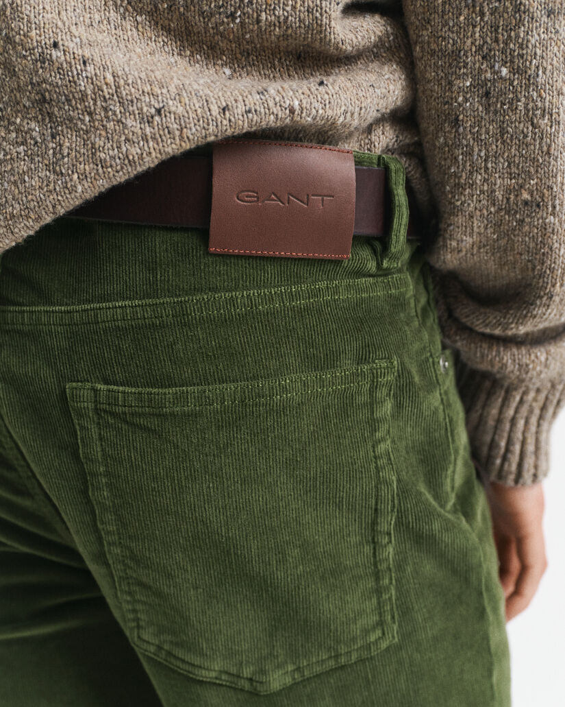 Cal&ccedil;as de bombazina regular fit