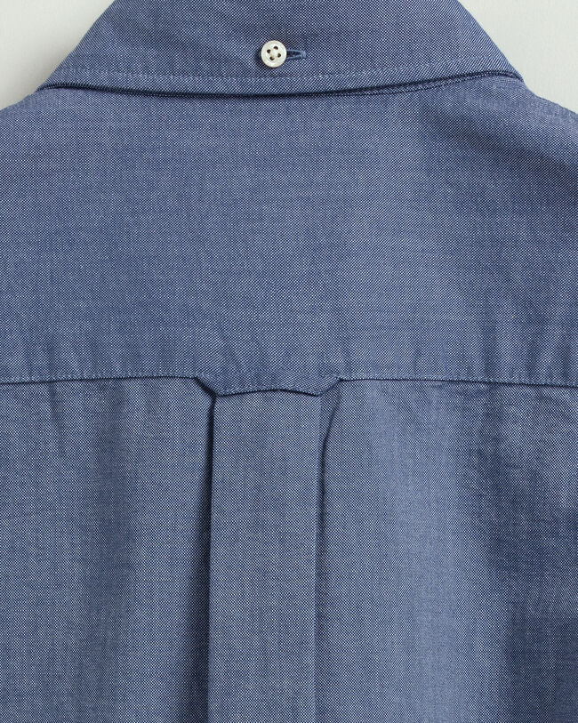 Camisa Oxford de manga curta regular fit