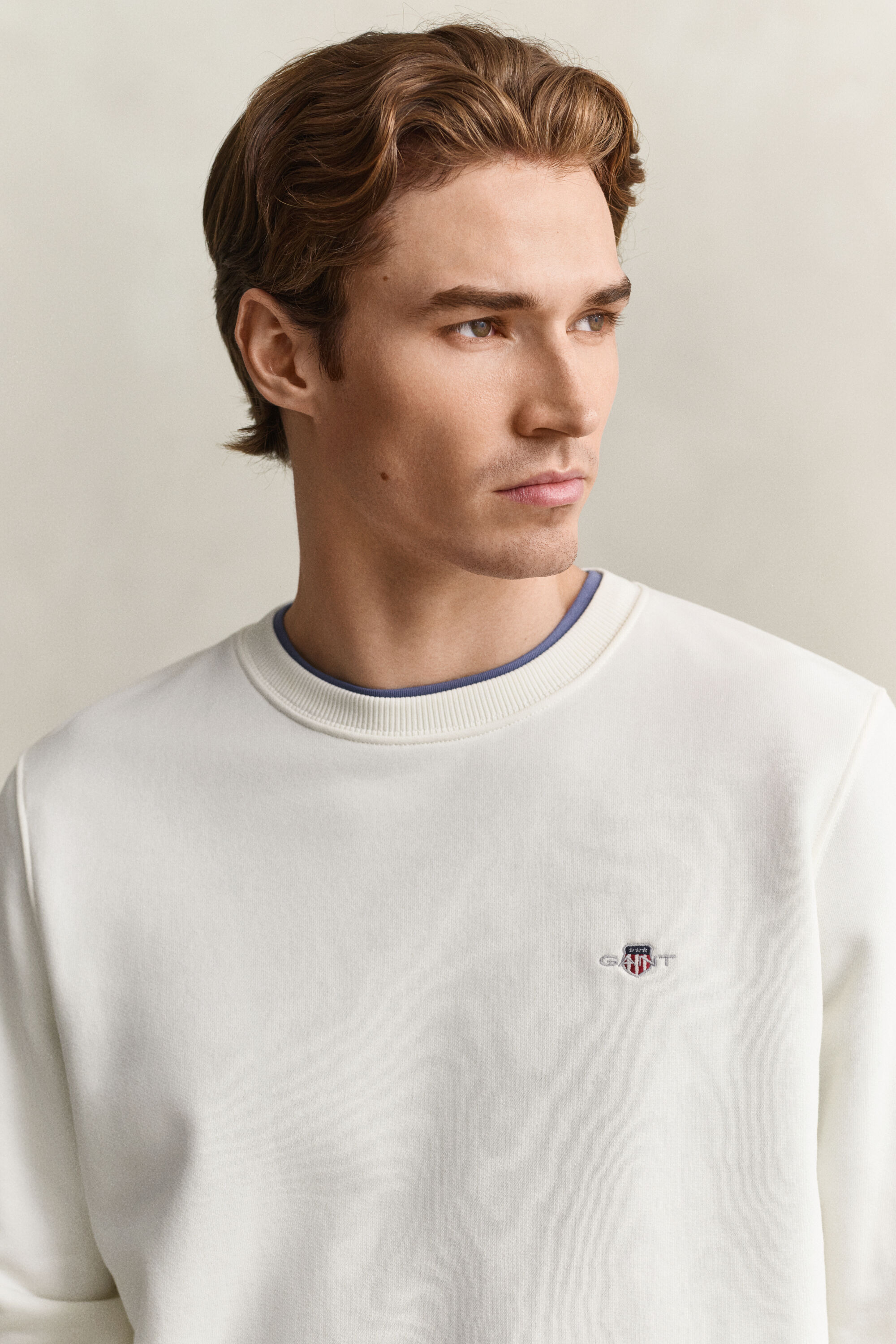 Sweatshirt com decote redondo Shield