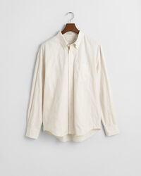 Camisa &agrave;s riscas texturizada relaxed fit