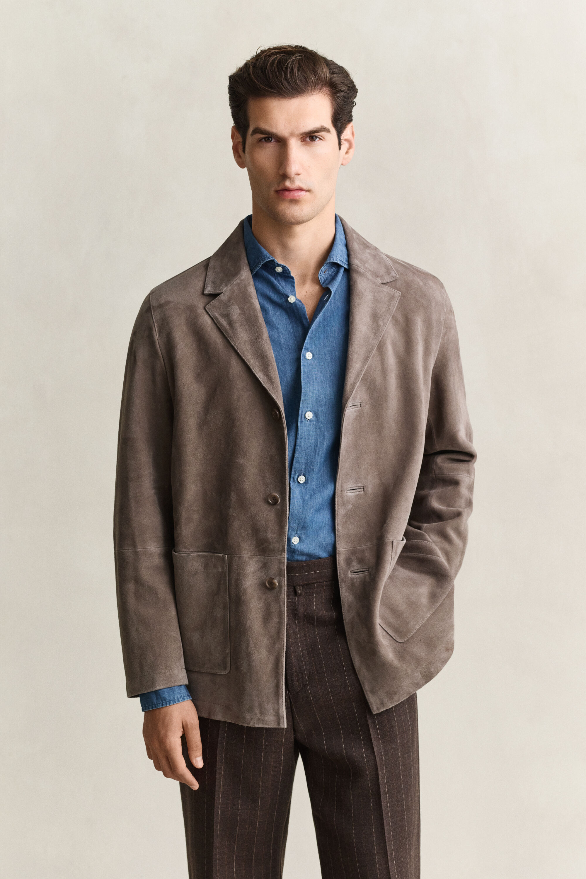 Blazer em camurça