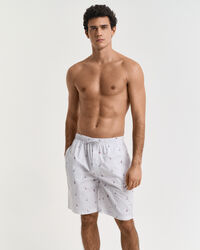 Calções de pijama com estampado de barcos