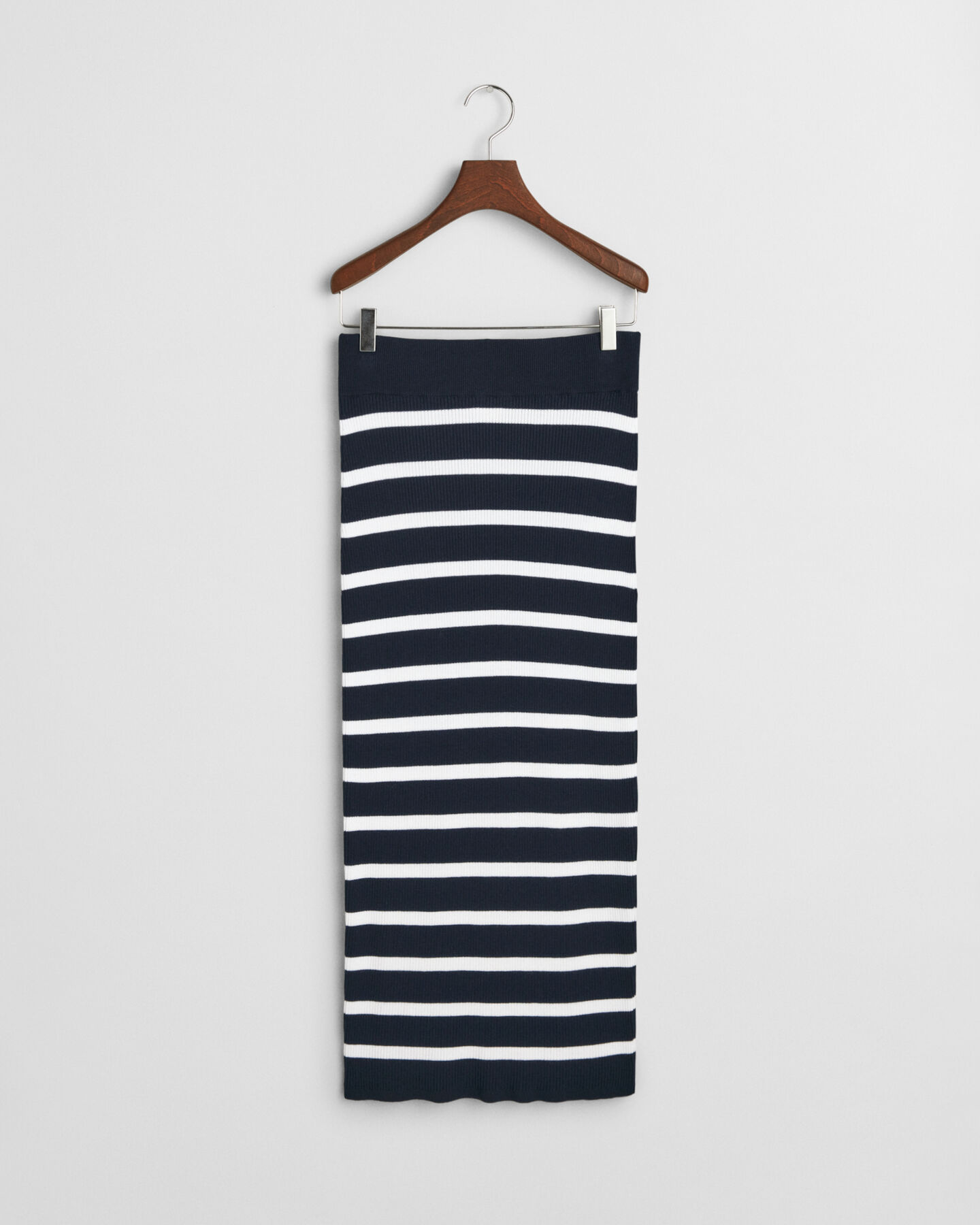 Saia em malha às riscas