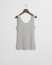 Top canelado slim fit