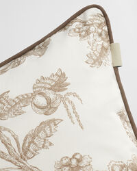 Capa de almofada acetinada com estampado Tree