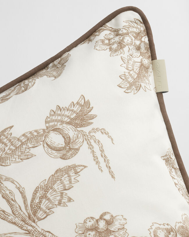 Capa de almofada acetinada com estampado Tree