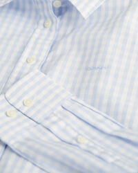 Camisa em popelina gingham regular fit