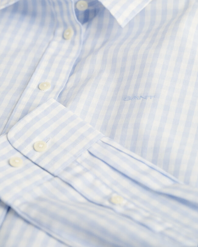Camisa em popelina gingham regular fit