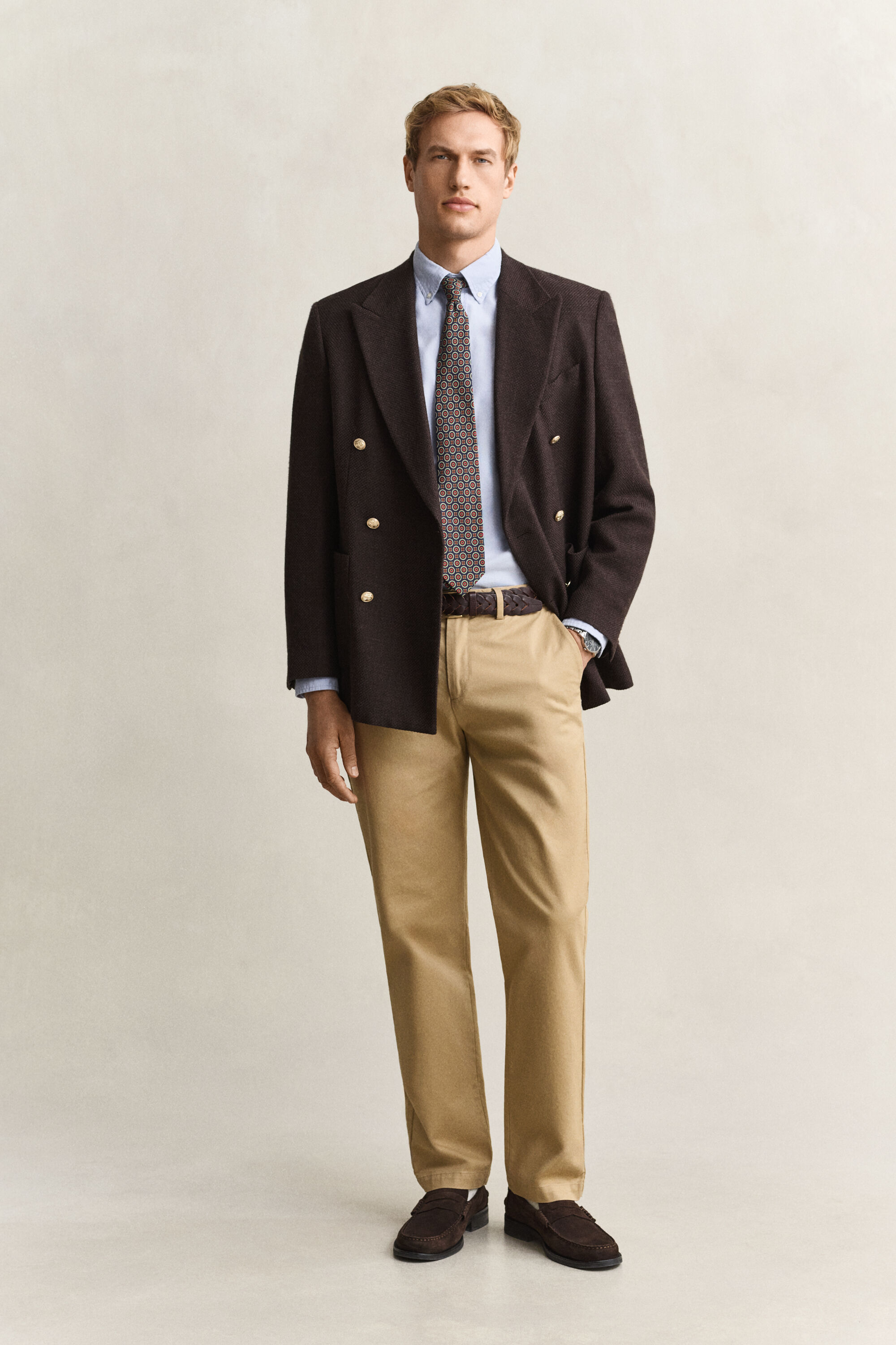 Calças chino elegantes regular fit