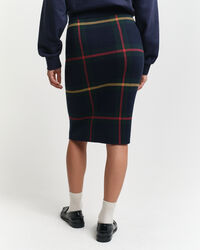 Saia com padrão de xadrez