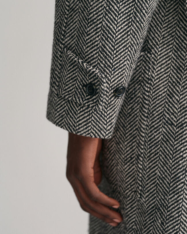 Sobretudo em lã Balmacaan