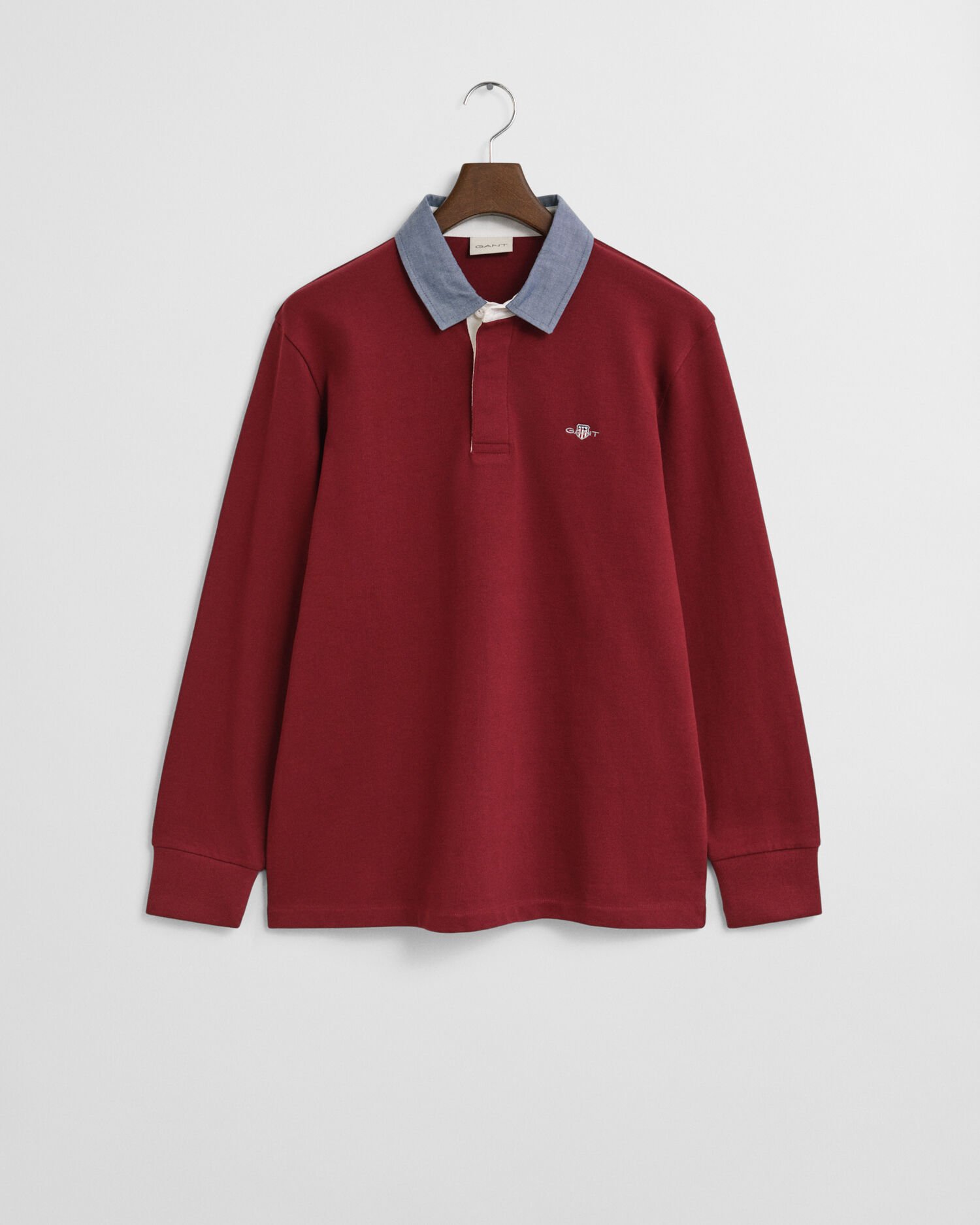 Heavy Rugger com colarinho em chambray