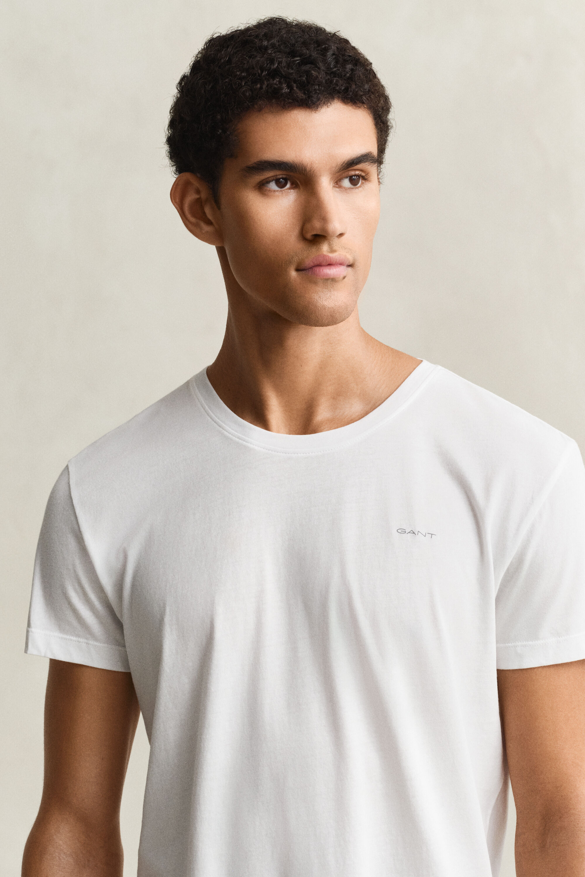 Pack de duas t-shirts com decote redondo