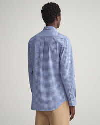 Camisa em popelina gingham regular fit