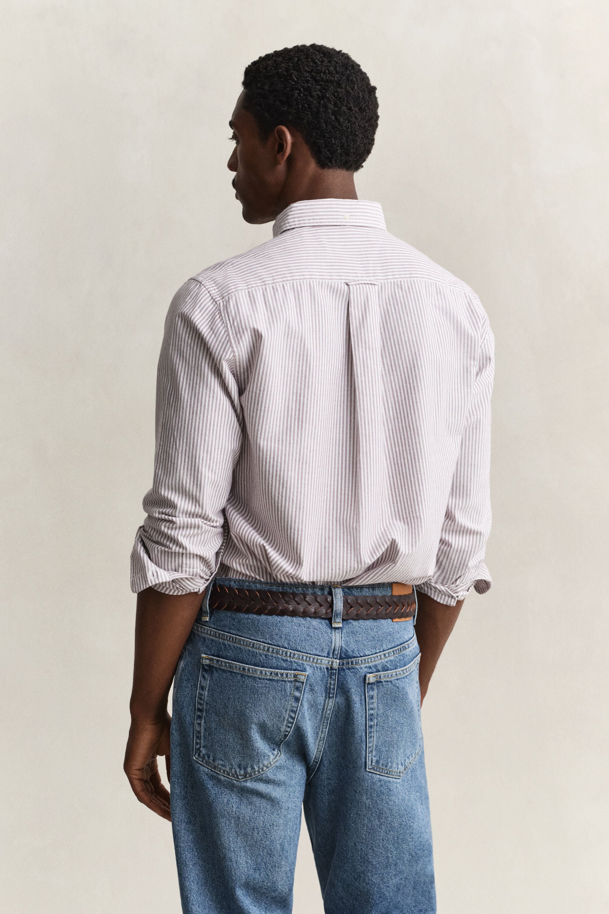 Camisa Oxford às riscas Classic regular fit