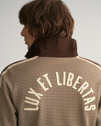 Blusão com padrão Houndstooth Tracksuit