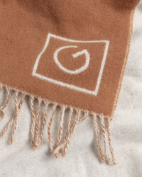 Cachecol em lã de dupla face