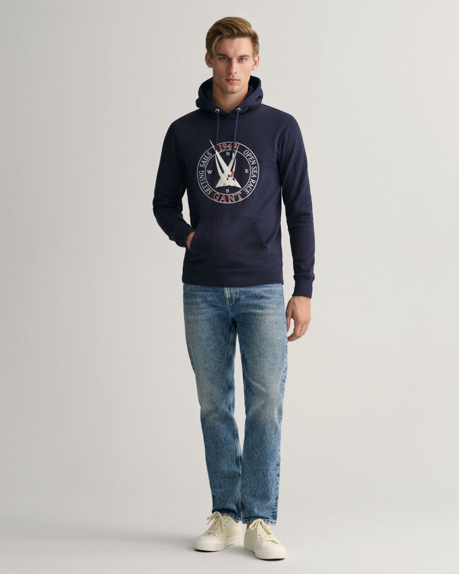 Sweatshirt com capuz Sail Graphic