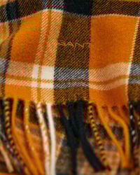 Cachecol com padrão de xadrez