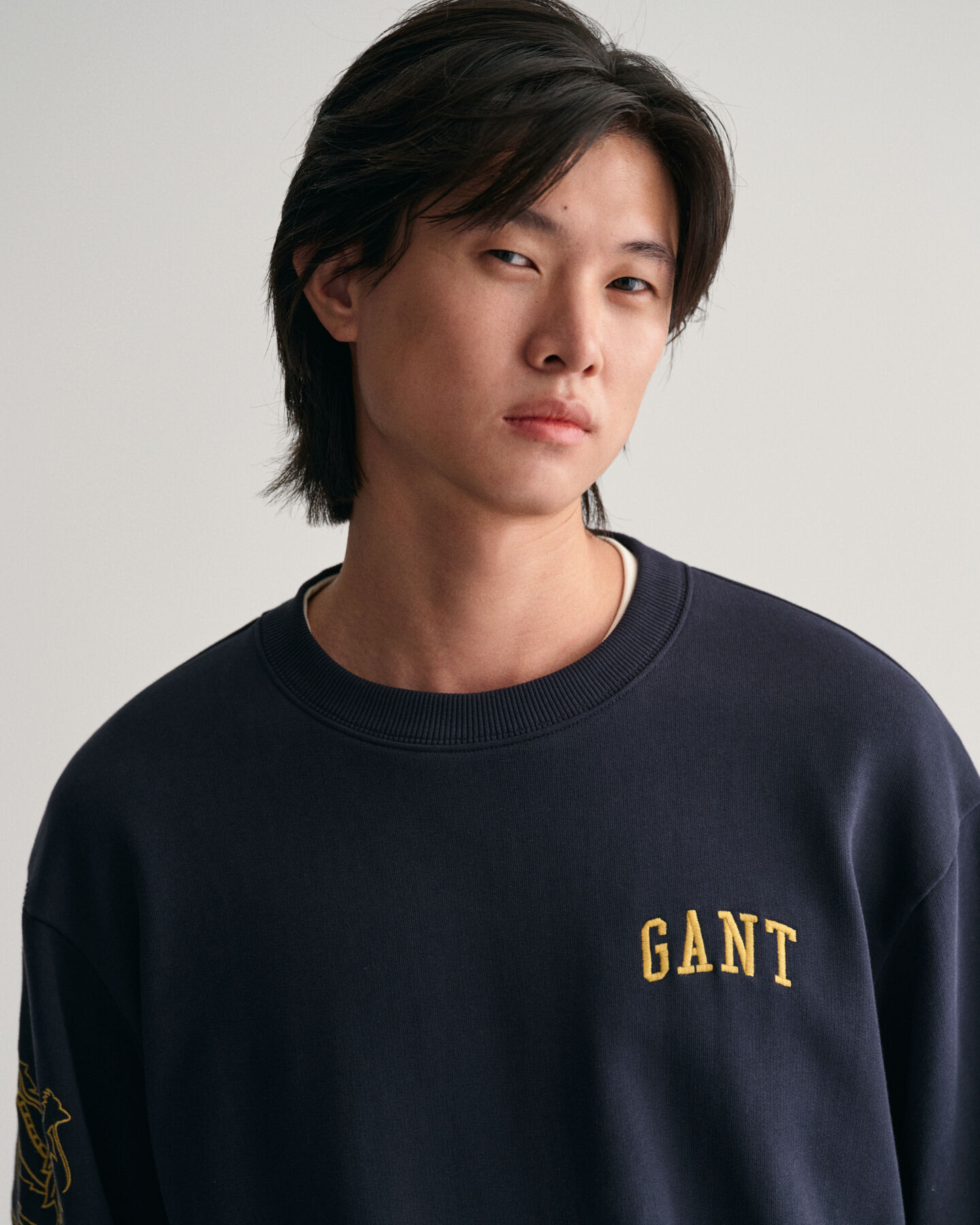 Sweatshirt com decote redondo Dragon Crest