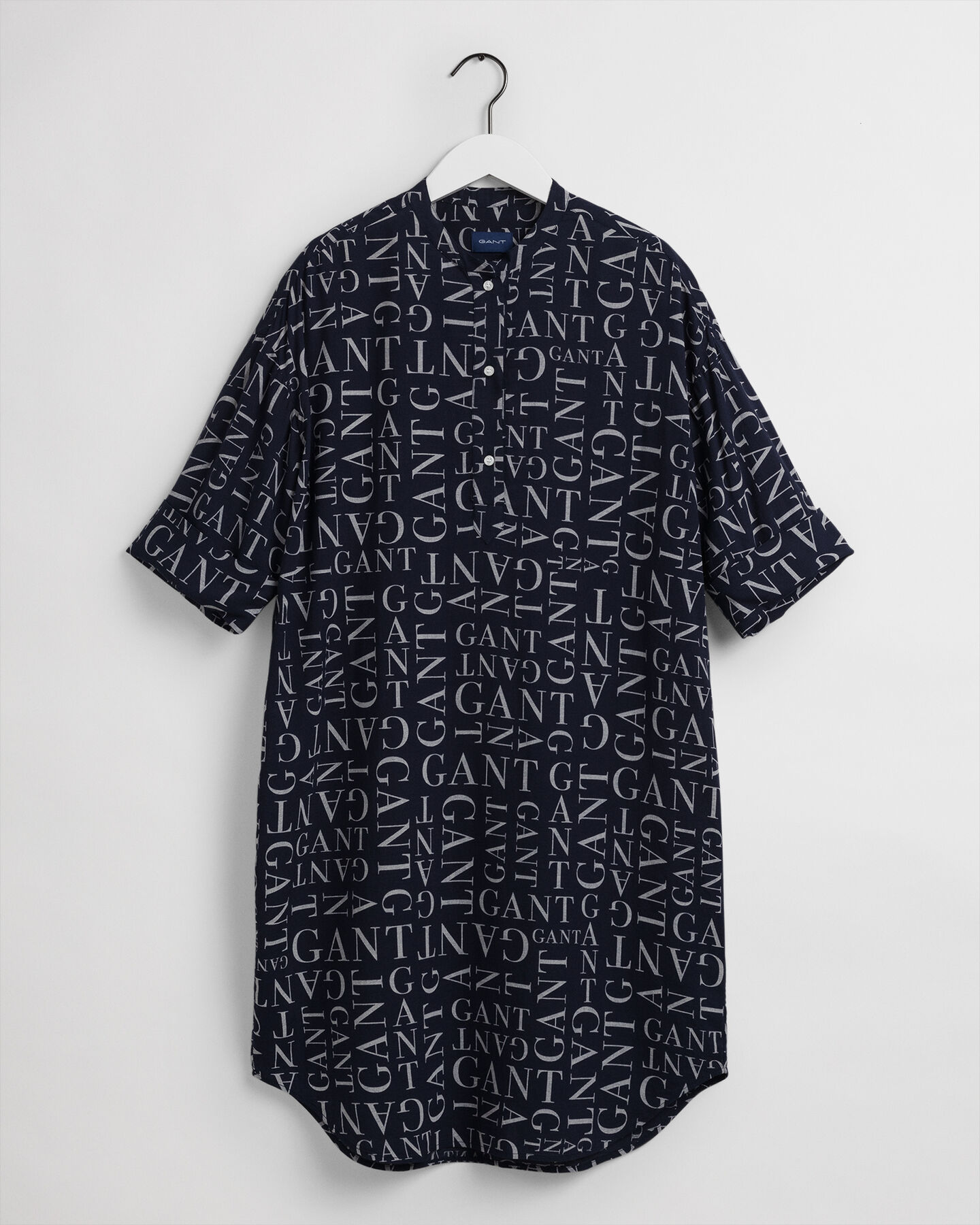 Túnica com estampado Typography