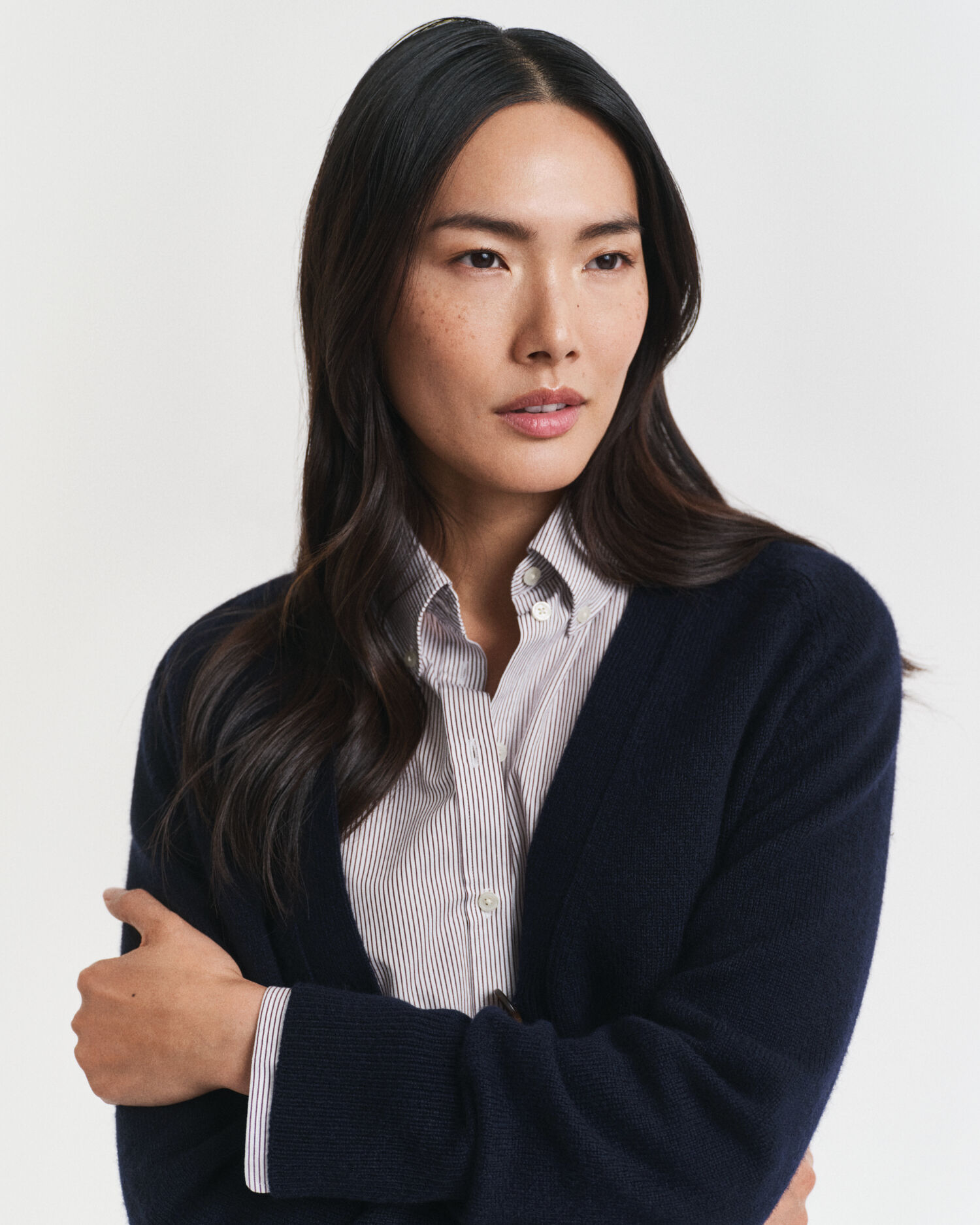 Casaco de malha em mistura de lã e caxemira