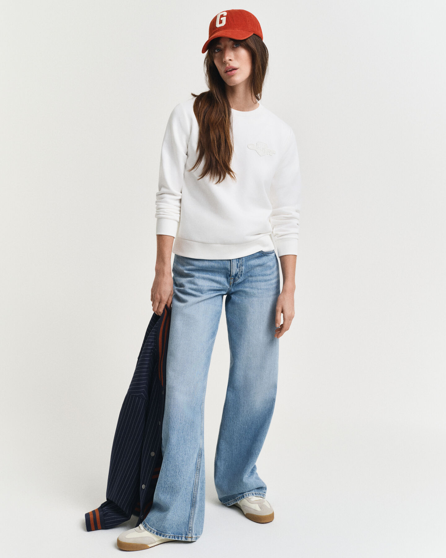 Sweatshirt com decote redondo Tonal Shield