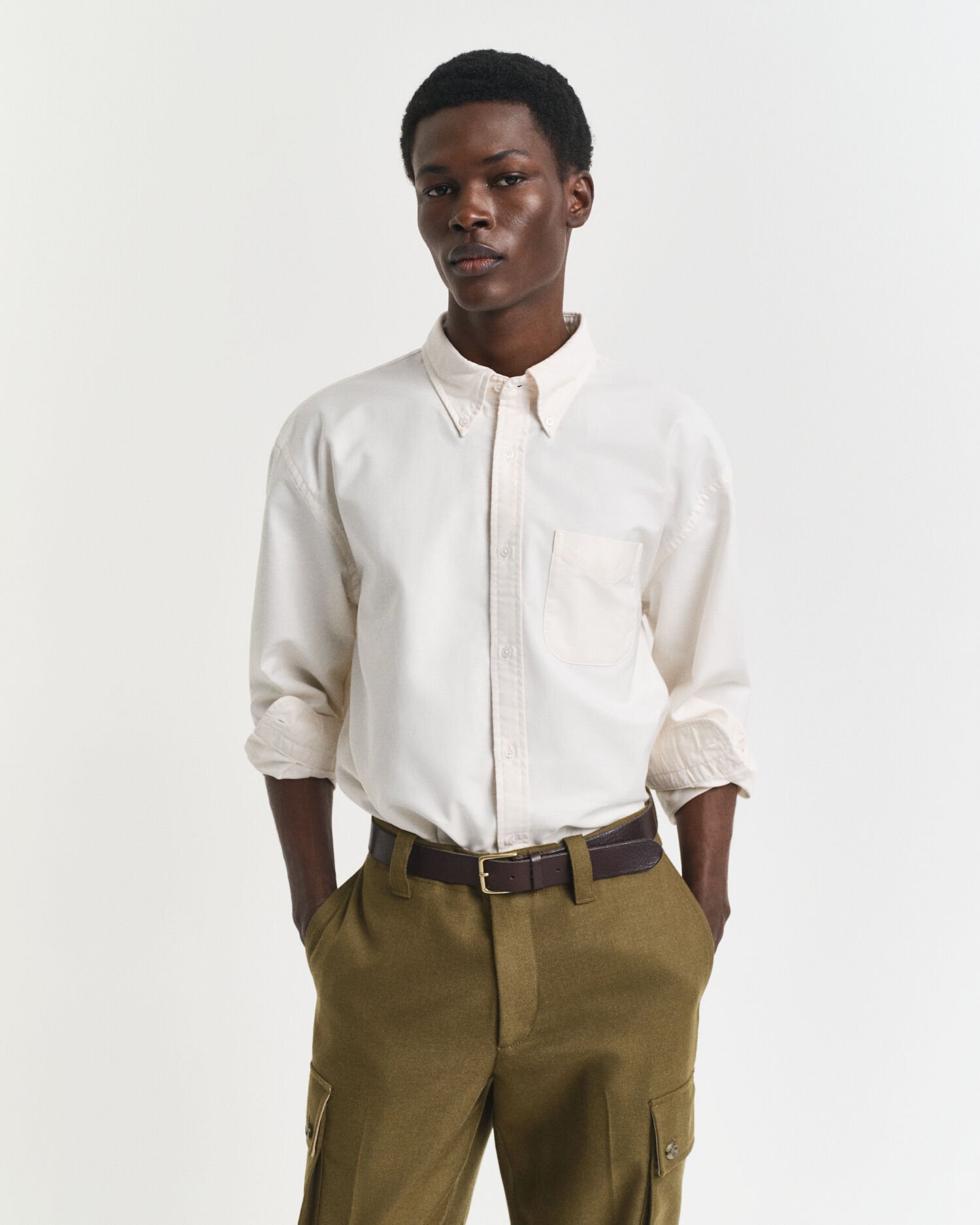 Camisa Oxford US relaxed fit