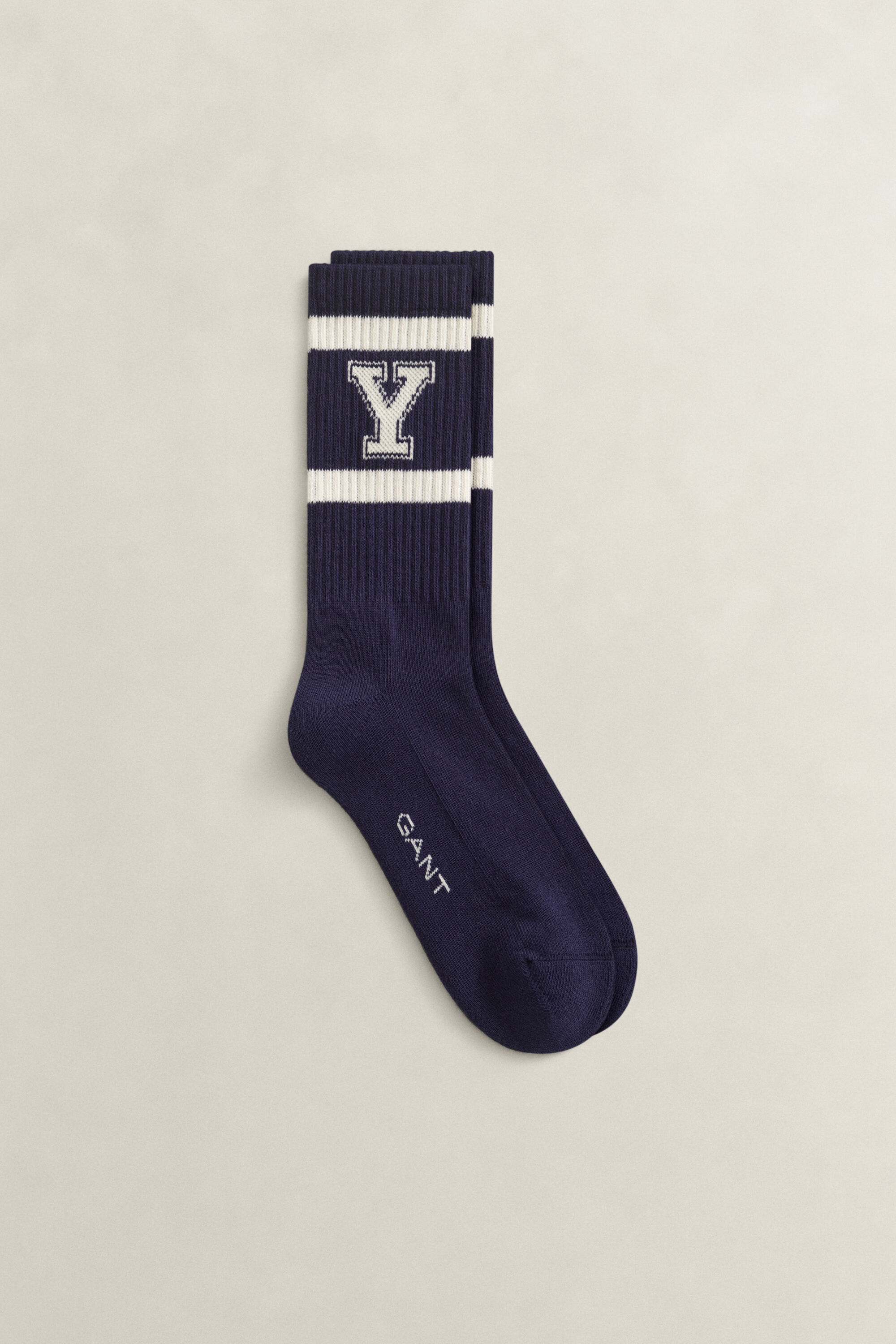 Meias desportivas caneladas Gant x Yale