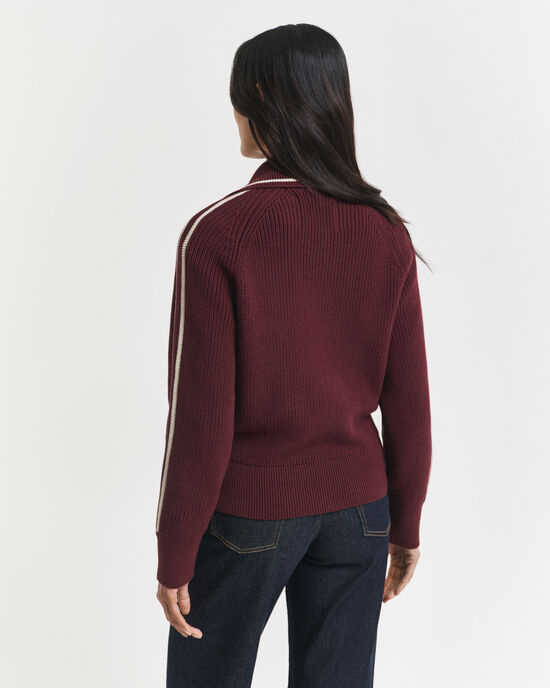 Casaco de malha com fecho de correr GANT Varsity