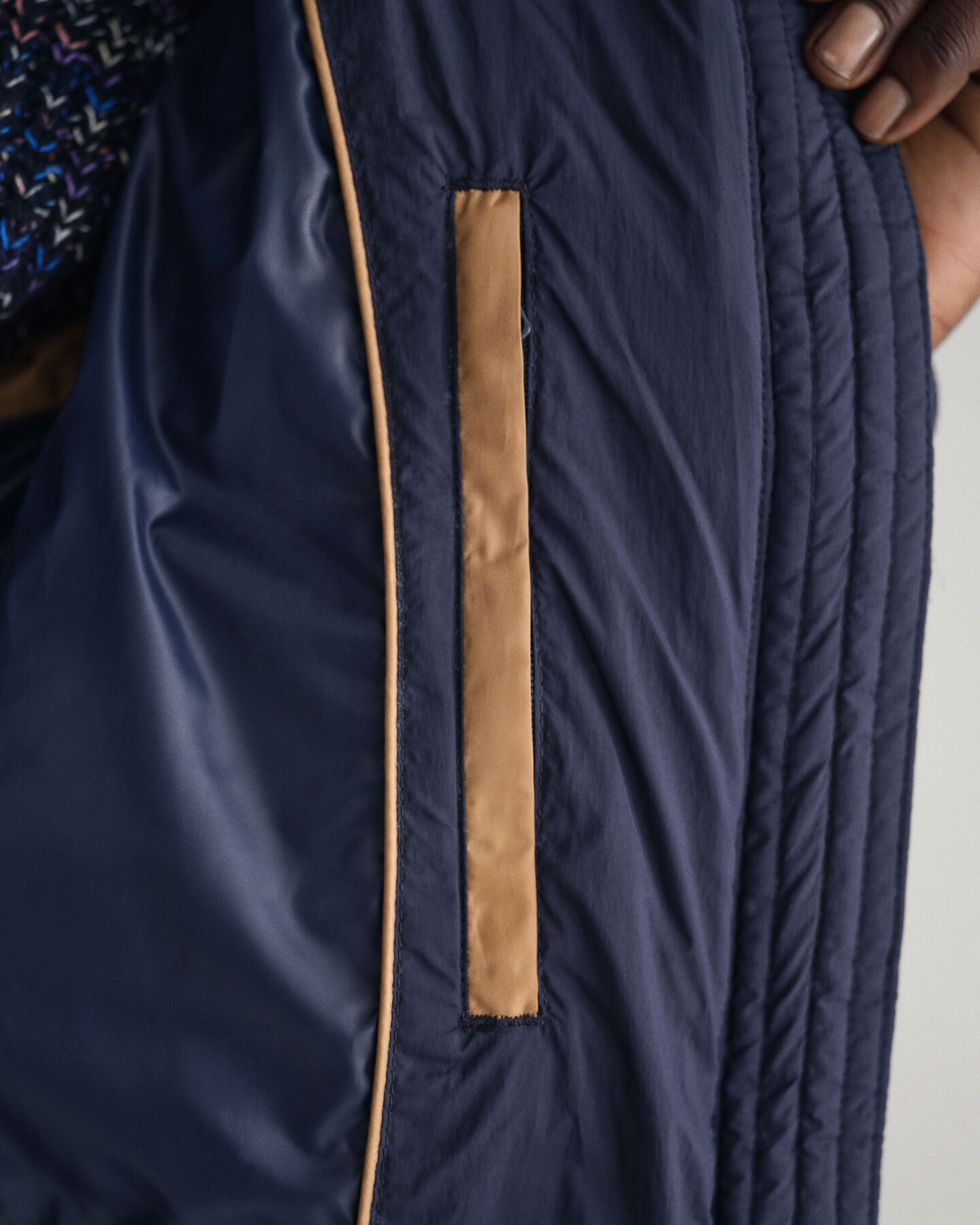 Sobretudo de penas comprido