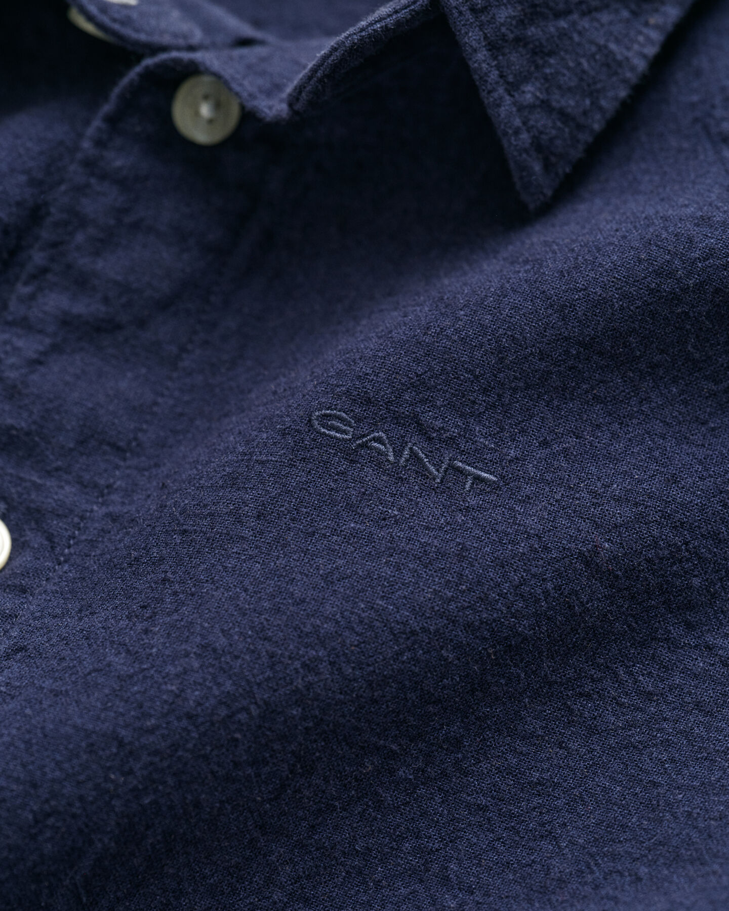 Camisa de manga curta em linho e algod&atilde;o Kids