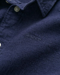 Camisa de manga curta em linho e algod&atilde;o Kids