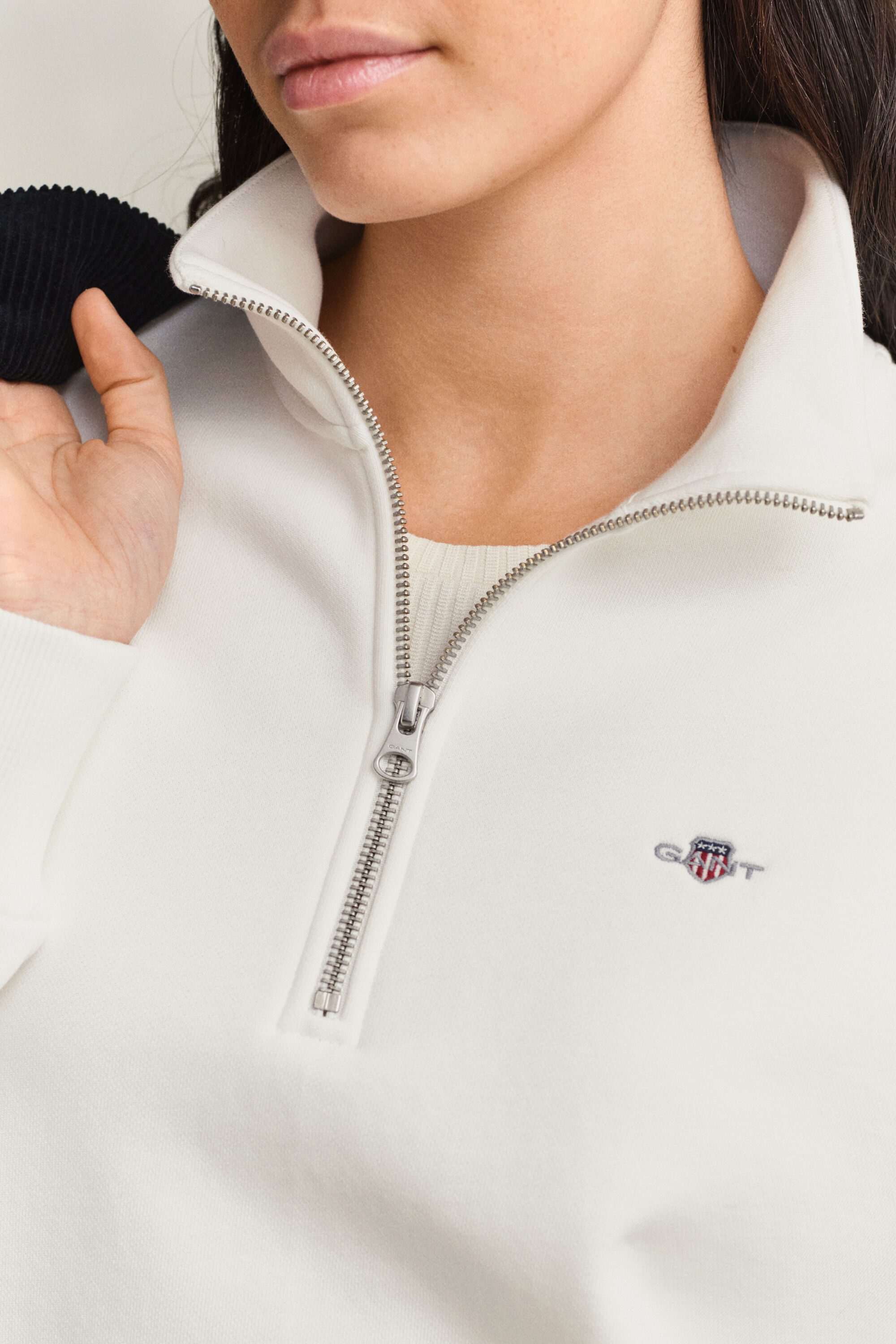 Sweatshirt com meio fecho de correr Shield