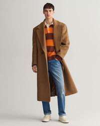 Sobretudo em lã oversized