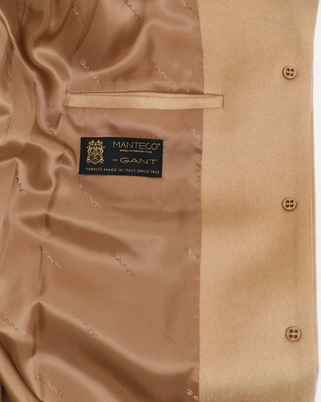 Sobretudo clássico em lã tailored fit