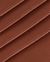 Porta-cartões em pele com fecho de correr