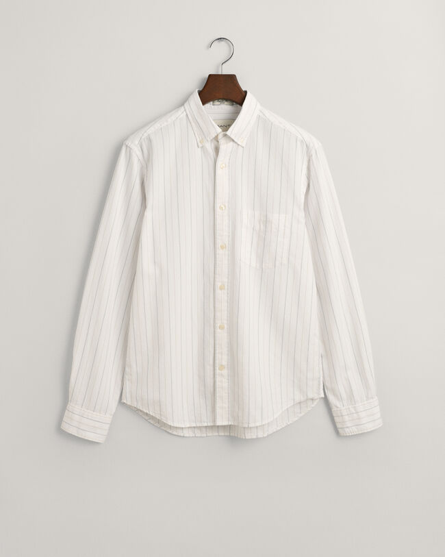 Camisa Oxford Archive às riscas regular fit