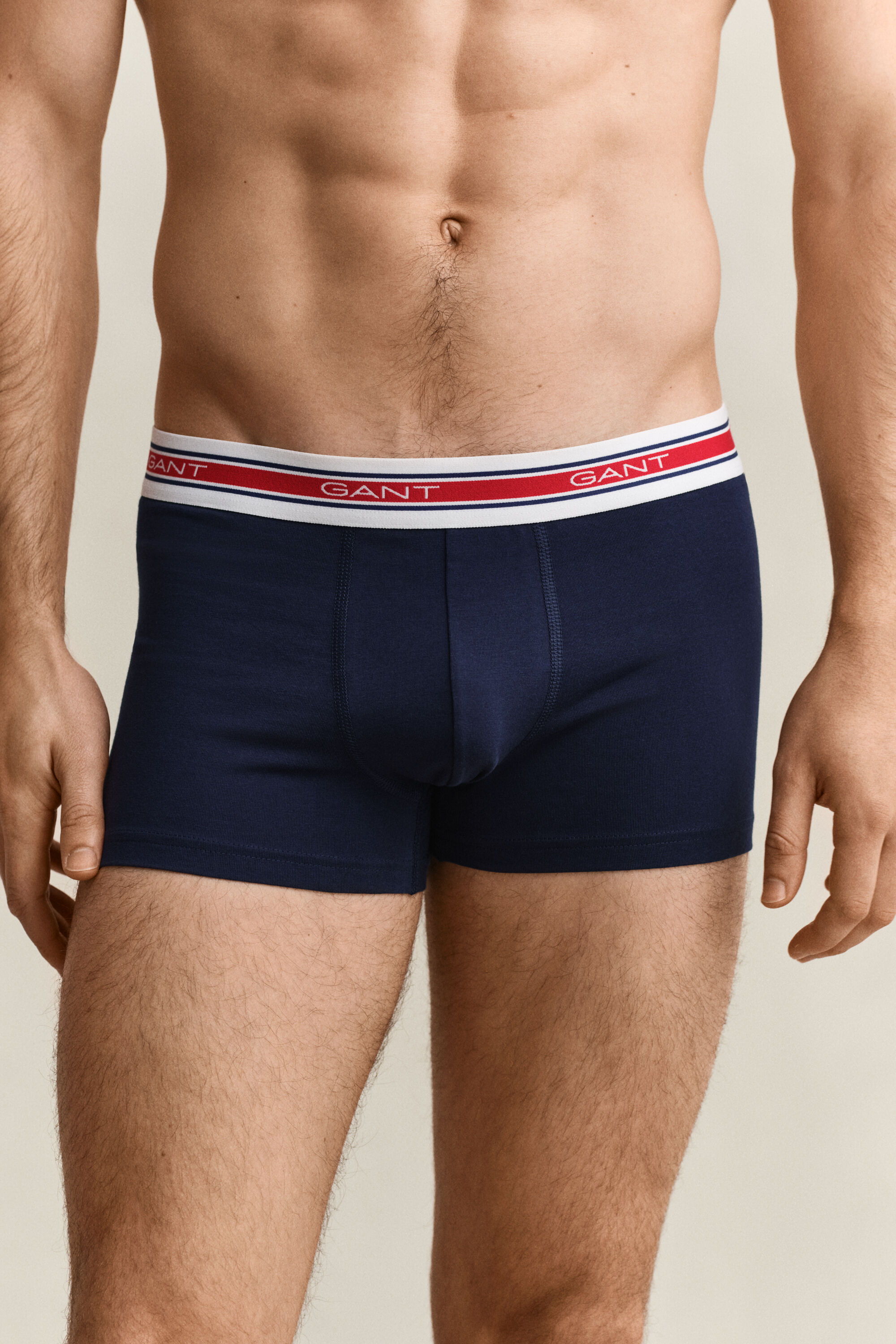 Pack de 3 pares de boxers com cintura às riscas